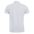 White - Back - Clique Mens Manhattan Polo Shirt