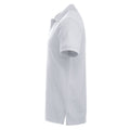 White - Side - Clique Mens Manhattan Polo Shirt