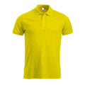 Visibility Yellow - Front - Clique Mens Manhattan Polo Shirt