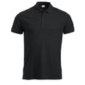 Black - Front - Clique Mens Manhattan Polo Shirt