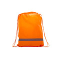 Orange - Front - United Bag Store Reflective Drawstring Bag