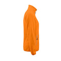 Orange - Side - Printer RED Womens-Ladies Rocket Fleece Jacket