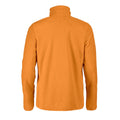 Orange - Back - Printer RED Mens Frontflip Fleece Half Zip Sweatshirt