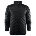 Black - Front - James Harvest Mens Deer Ridge Padded Jacket