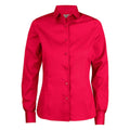 Red - Front - Printer RED Womens-Ladies Point Formal Shirt
