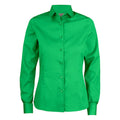 Fresh Green - Front - Printer RED Womens-Ladies Point Formal Shirt