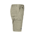 Khaki - Side - Projob Mens Cargo Shorts
