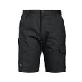 Black - Front - Projob Mens Cargo Shorts