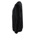 Black - Side - Harvest Mens Alder Crew Neck Sweatshirt