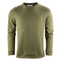 Moss Green - Front - Harvest Mens Alder Crew Neck Sweatshirt