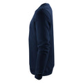 Navy - Side - Harvest Mens Alder Crew Neck Sweatshirt