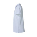 White - Side - Clique Mens Heavy Premium Polo Shirt