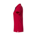 Red - Side - Clique Womens-Ladies Heavy Premium Polo Shirt