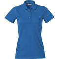 Royal Blue - Front - Clique Womens-Ladies Heavy Premium Polo Shirt
