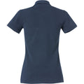 Dark Navy - Back - Clique Womens-Ladies Heavy Premium Polo Shirt