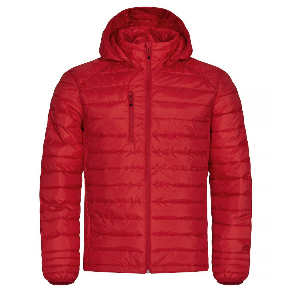 Red - Front - Clique Mens Hudson Padded Jacket