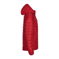 Red - Side - Clique Mens Hudson Padded Jacket