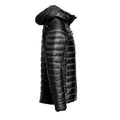 Black - Side - Clique Mens Hudson Padded Jacket