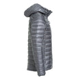 Grey - Side - Clique Mens Hudson Padded Jacket