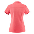 Red Melange - Back - James Harvest Womens-Ladies Larkford Melange Polo Shirt