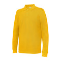 Yellow - Lifestyle - Cottover Mens Pique Long-Sleeved T-Shirt