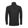 Black - Back - Projob Mens Polo Sweatshirt