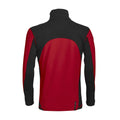 Red - Back - Projob Mens Polo Sweatshirt