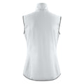 White - Back - Printer Womens-Ladies Trial Softshell Gilet