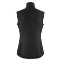 Black - Back - Printer Womens-Ladies Trial Softshell Gilet