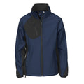 Navy - Front - Projob Womens-Ladies Soft Shell Jacket