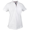 White - Front - James Harvest Womens-Ladies Avon Polo Shirt