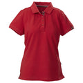 Red - Front - James Harvest Womens-Ladies Avon Polo Shirt