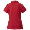 Red - Back - James Harvest Womens-Ladies Avon Polo Shirt