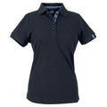 Navy - Front - James Harvest Womens-Ladies Avon Polo Shirt