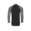 Black-Grey - Back - Projob Mens Crew Neck Thermal Top