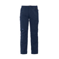 Navy - Front - Projob Mens Cargo Trousers