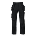 Black - Front - Projob Mens Cargo Trousers