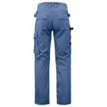 Sky Blue - Back - Projob Mens Cargo Trousers