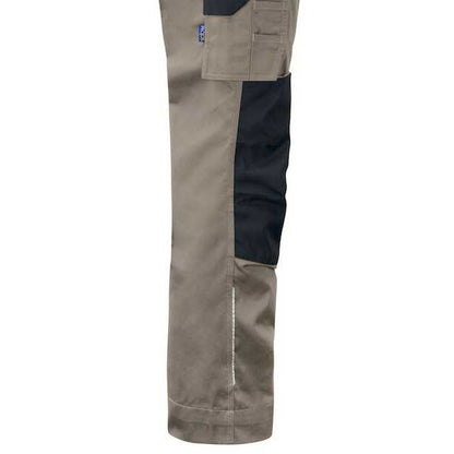 Khaki Brown - Pack Shot - Projob Mens Cargo Trousers