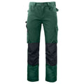 Forest Green - Front - Projob Mens Cargo Trousers