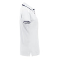 White-Dark Navy - Side - Clique Womens-Ladies Seattle Polo Shirt