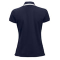 Dark Navy - Back - Clique Womens-Ladies Seattle Polo Shirt