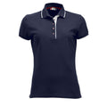Dark Navy - Front - Clique Womens-Ladies Seattle Polo Shirt