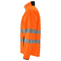 Orange-Black - Lifestyle - Projob Mens Hi-Vis Soft Shell Jacket
