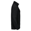 Black - Side - Projob Mens Microfleece Jacket