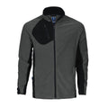 Grey - Front - Projob Mens Microfleece Jacket