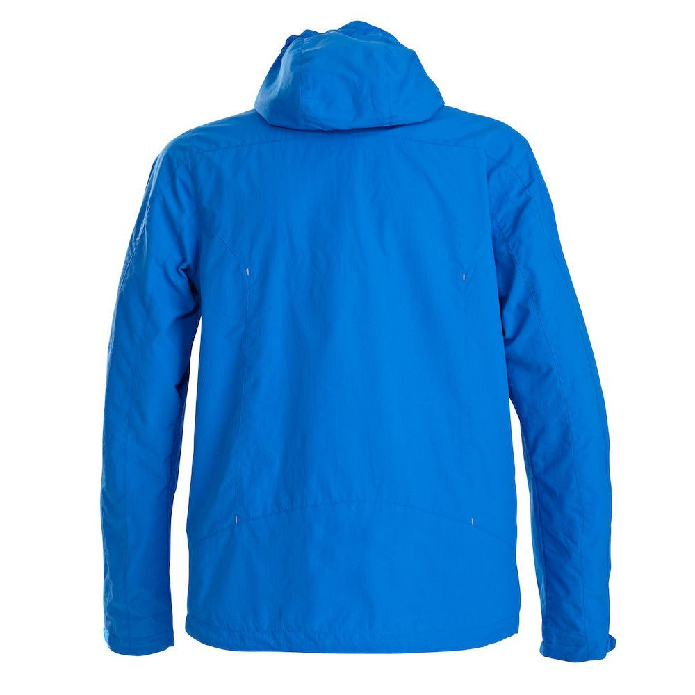 Ocean Blue - Back - Printer Mens Flat Track Jacket