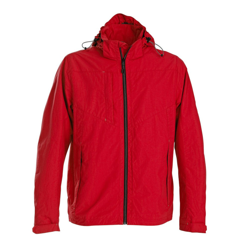 Red - Front - Printer Mens Flat Track Jacket