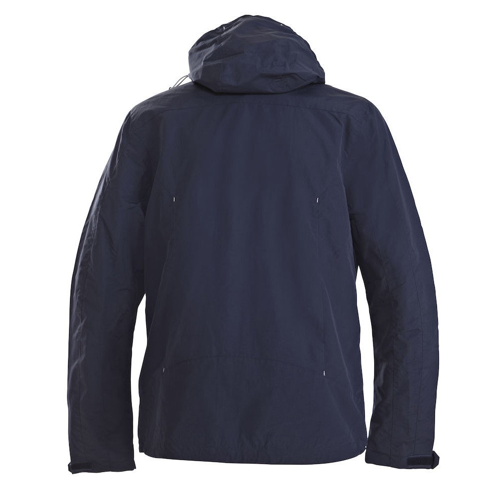 Navy - Back - Printer Mens Flat Track Jacket
