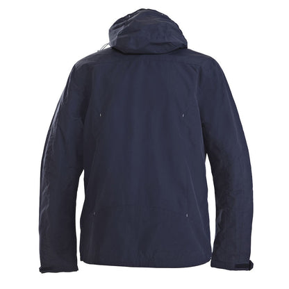 Navy - Back - Printer Mens Flat Track Jacket